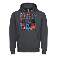 Smoke Party in the usa 4th of july Zipper Hoodie - CowGirlArtShop