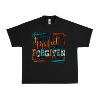 Black Not perfect just forgiven Urban Heavy Tee - LillyAllenDesigns