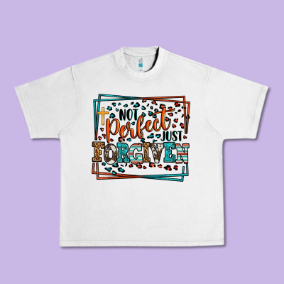 Not Perfect Just Forgiven Urban Heavy Tee Designed By Lillyallendesigns