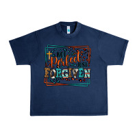 Navy Not perfect just forgiven Urban Heavy Tee - LillyAllenDesigns