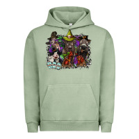 Pigment Oil Green animal halloween Urban Hoodie - SublimationCraftShop
