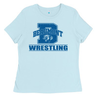 Baby Blue beaumont wrestling Ladies Tee - Jasminsmagicworld