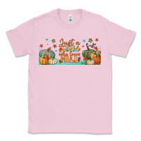 Bubblegum Pink just a girl who loves fall libbey glass Classic Tee - BundleAndBundleShop