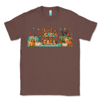 Chestnut just a girl who loves fall libbey glass Classic Tee - BundleAndBundleShop