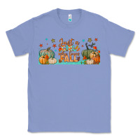 Colony Blue just a girl who loves fall libbey glass Classic Tee - BundleAndBundleShop