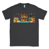 Smoke just a girl who loves fall libbey glass Classic Tee - BundleAndBundleShop