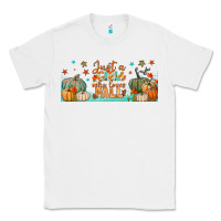 White just a girl who loves fall libbey glass Classic Tee - BundleAndBundleShop