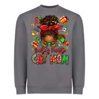 Storm santas favorite cat mom Heavyweight Sweatshirt - texasbilliewilder