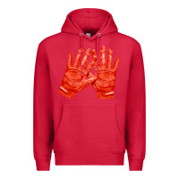 Cardinal receiver gloves fa element 1 Premium Hoodie - FaDigitalArtStudio