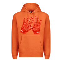 Carrot receiver gloves fa element 1 Premium Hoodie - FaDigitalArtStudio