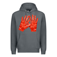 Rock receiver gloves fa element 1 Premium Hoodie - FaDigitalArtStudio