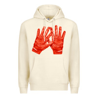 Sandshell receiver gloves fa element 1 Premium Hoodie - FaDigitalArtStudio