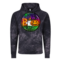 Cloud Black halloween round earrings 3 Vintage Hoodie - BundleAndBundleShop