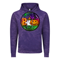 Cloud Purple halloween round earrings 3 Vintage Hoodie - BundleAndBundleShop