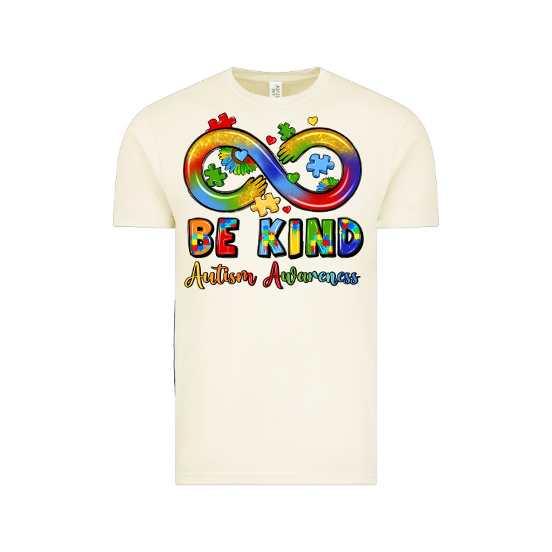 Be Kind Autism Awareness Infinity Symbol Vintage Tee by LillyAllenDesigns | Teevron