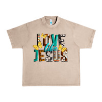 French Oak Love Like Jesus Urban Heavy Tee - LillyAllenDesigns