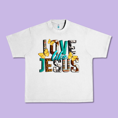Love Like Jesus Urban Heavy Tee Designed By Lillyallendesigns