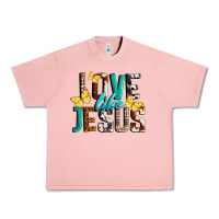 Salmon Love Like Jesus Urban Heavy Tee - LillyAllenDesigns