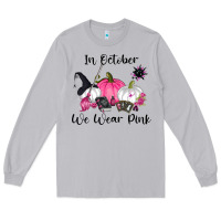 Moon Dust in october we wear pink Long Sleeve Tee - RanaPortraitStore
