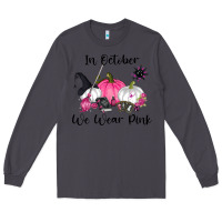 Smoke in october we wear pink Long Sleeve Tee - RanaPortraitStore