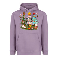 Lavender baseball trees bbs Heavyweight Hoodie - BundleAndBundleShop