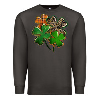 Smoke leopard shamrock Premium Sweatshirt - FaDigitalArtStudio