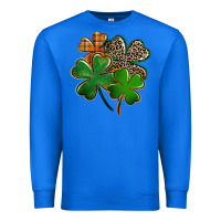 True Royal leopard shamrock Premium Sweatshirt - FaDigitalArtStudio