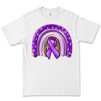 White awerenes ribbon  rainbow Premium Tee - MaliasSmallBusiness