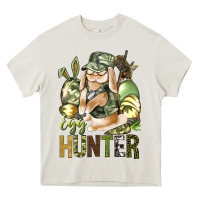 Cream Egg hunter Heavy Core Tee - NancyCooperArtShop