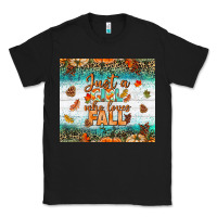 Black Just A Girl Who Loves Fall Tumbler Classic Tee - BundleAndBundleShop