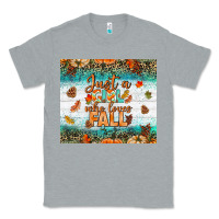 Heather Grey Just A Girl Who Loves Fall Tumbler Classic Tee - BundleAndBundleShop