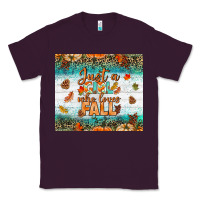 Plum Just A Girl Who Loves Fall Tumbler Classic Tee - BundleAndBundleShop