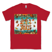 Red Just A Girl Who Loves Fall Tumbler Classic Tee - BundleAndBundleShop