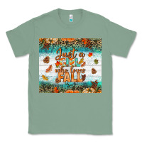 Sage Just A Girl Who Loves Fall Tumbler Classic Tee - BundleAndBundleShop