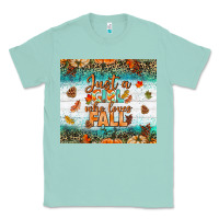 Seafoam Just A Girl Who Loves Fall Tumbler Classic Tee - BundleAndBundleShop