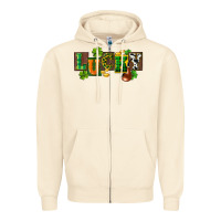 Sandshell Western lucky St. Patrick's Day Zipper Hoodie - CowGirlArtShop