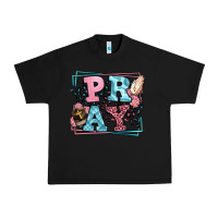 Black Pray leopard frame Urban Heavy Tee - LillyAllenDesigns