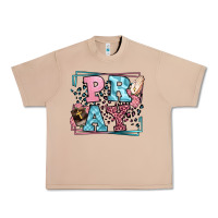 Burro Pray leopard frame Urban Heavy Tee - LillyAllenDesigns