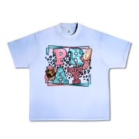 Grape Ice Pray leopard frame Urban Heavy Tee - LillyAllenDesigns