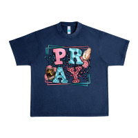 Navy Pray leopard frame Urban Heavy Tee - LillyAllenDesigns