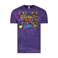 Cloud Purple if they can't learn the way we teach teach the  wa Vintage Tee - LillyAllenDesigns
