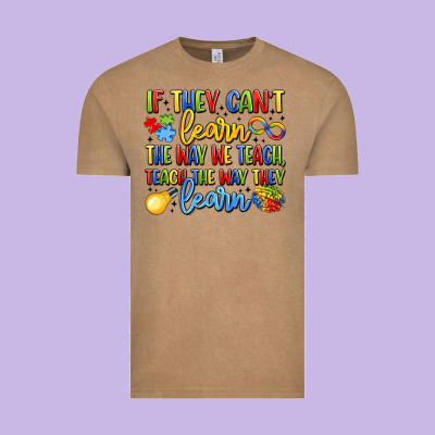 If They Can't Learn The Way We Teach Teach The  Wa Vintage Tee Designed By Lillyallendesigns