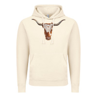 Vintage Artic longhorn cow head Vintage Hoodie - RanaPortraitStore
