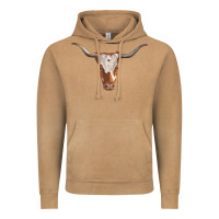 Vintage Camel longhorn cow head Vintage Hoodie - RanaPortraitStore