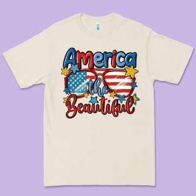 America The Beautiful Premium Tee Designed By Maliassmallbusiness