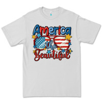 Dove Grey america the beautiful Premium Tee - MaliasSmallBusiness