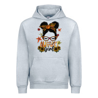 Heather Grey august girl Urban Hoodie - SublimationCraftShop