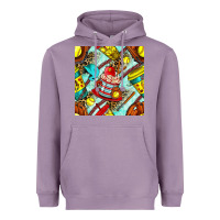 Lavender softball coffee cup and bat with leopard seamless pattern bbs Heavyweight Hoodie - BundleAndBundleShop