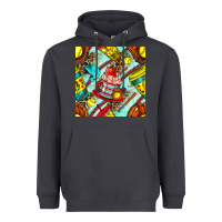 Smoke softball coffee cup and bat with leopard seamless pattern bbs Heavyweight Hoodie - BundleAndBundleShop