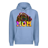 Colony Blue football mom Premium Hoodie - OliviaCreatesArt